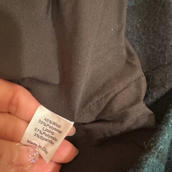 Tuckernuck Blackwatch Faye Plaid Wool Ruffle Neck Bow Back Blouse Top Sz S NWT - Picture 5 of 8